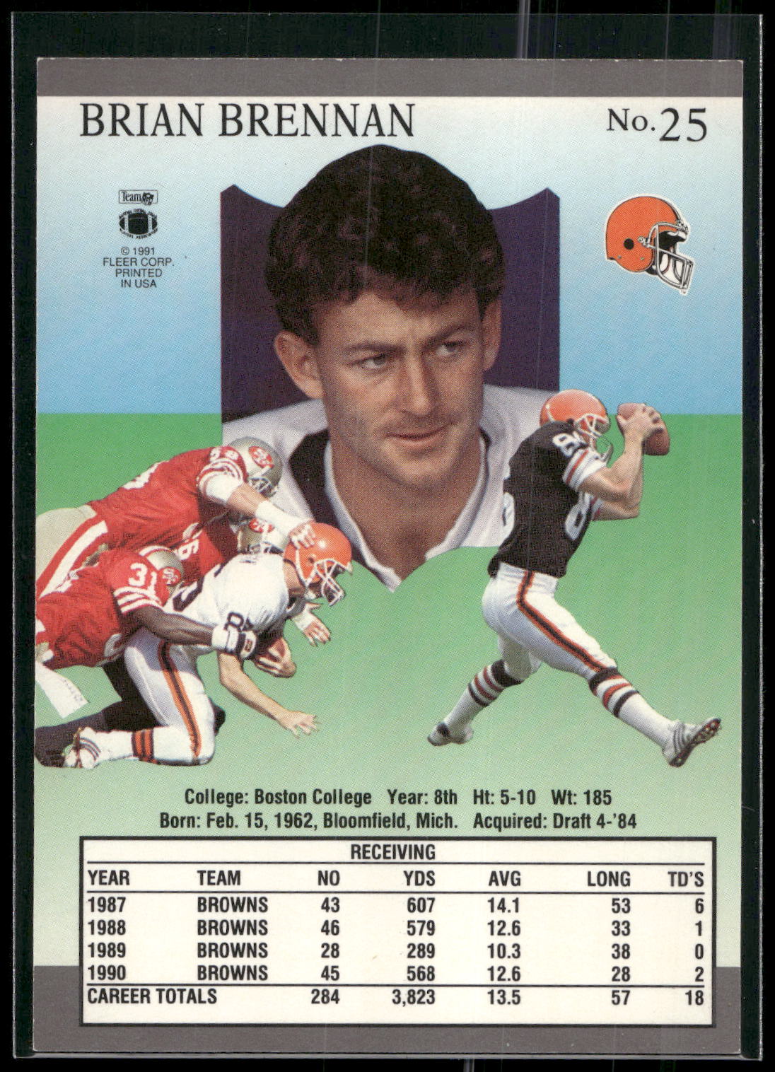 1991 Ultra #25 Brian Brennan