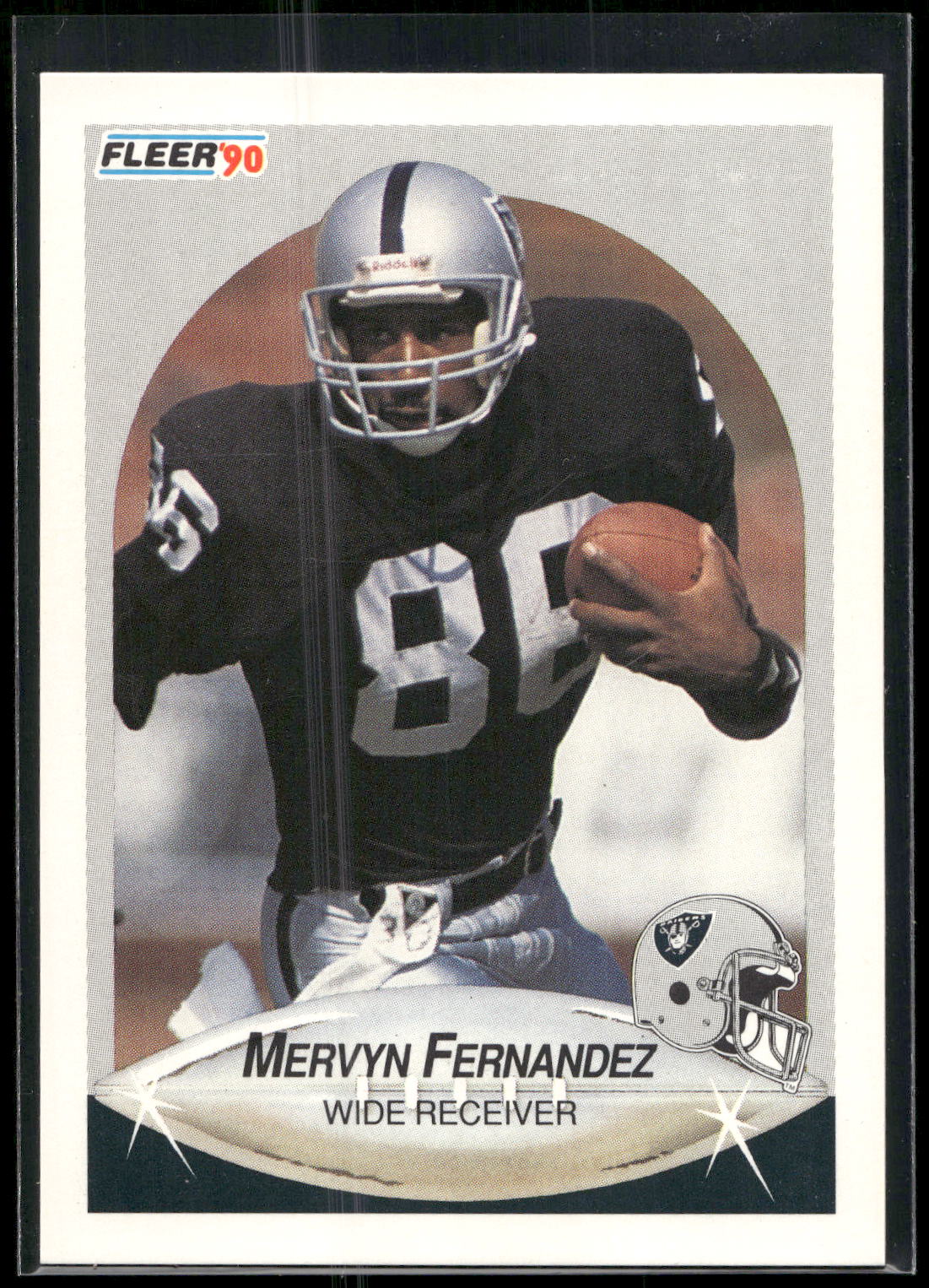 1990 Fleer #253 Mervyn Fernandez