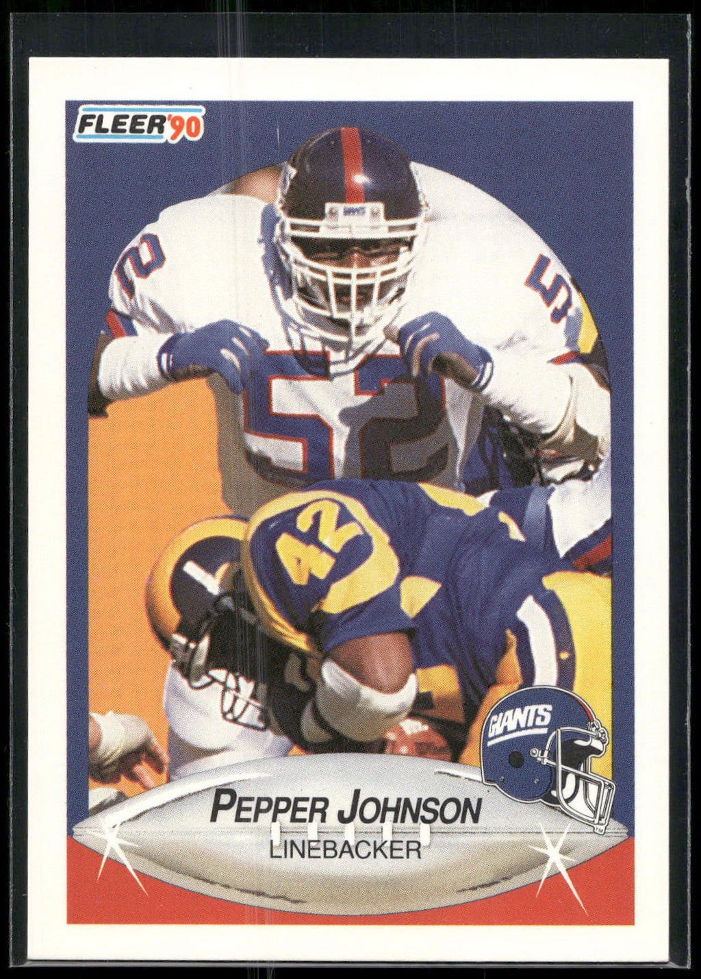 1990 Fleer #69 Pepper Johnson