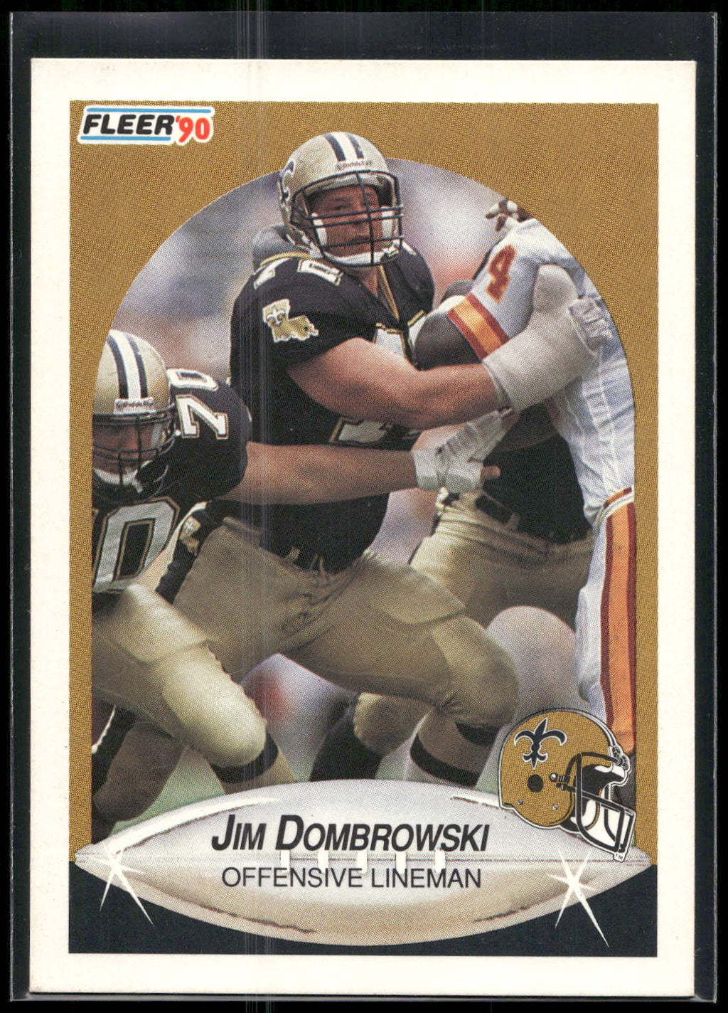 1990 Fleer #185 Jim Dombrowski