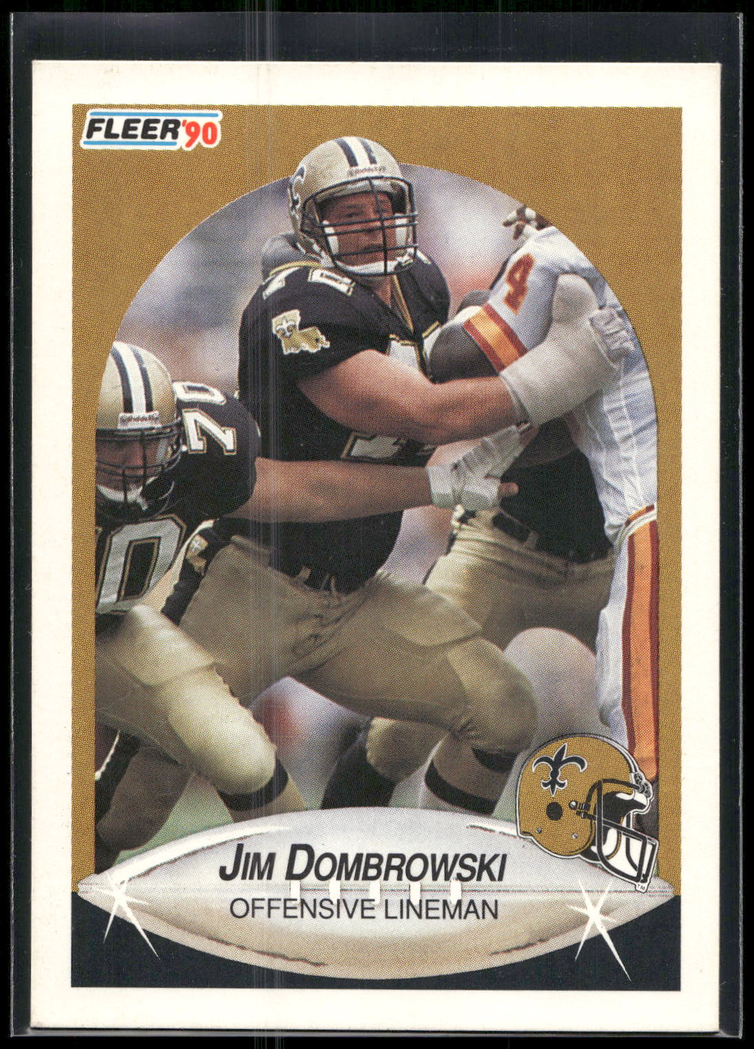 1990 Fleer #185 Jim Dombrowski