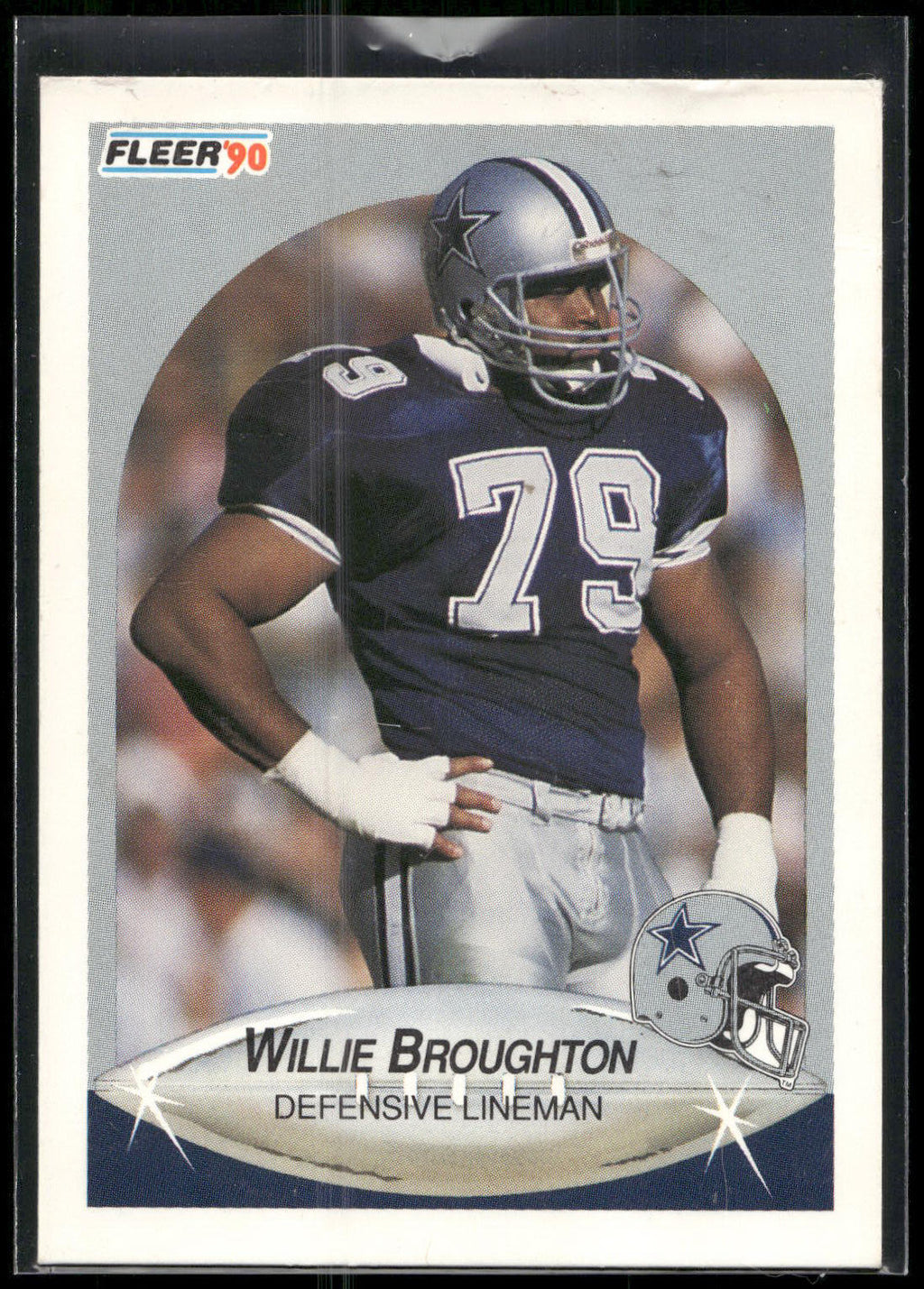 1990 Fleer #386 Willie Broughton