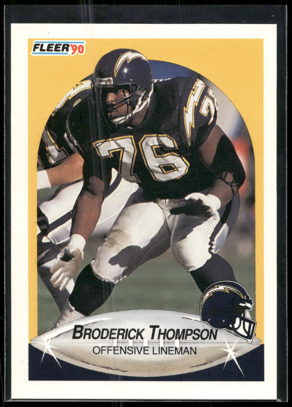 1990 Fleer #315 Broderick Thompson