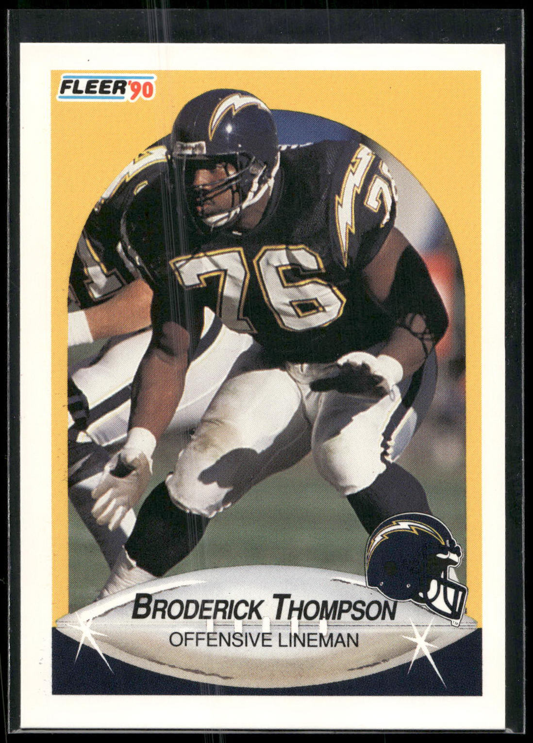 1990 Fleer #315 Broderick Thompson
