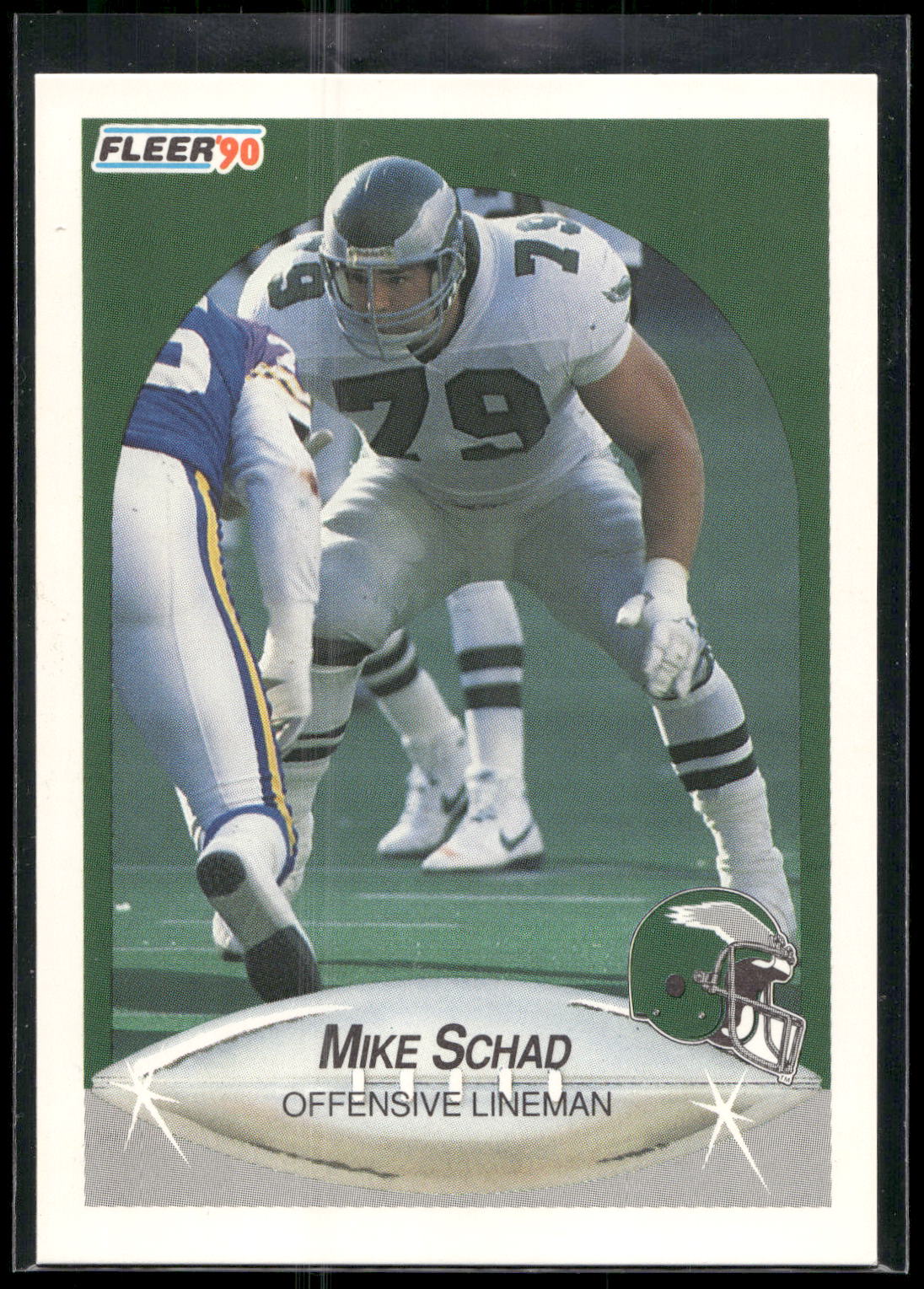 1990 Fleer #89 Mike Schad