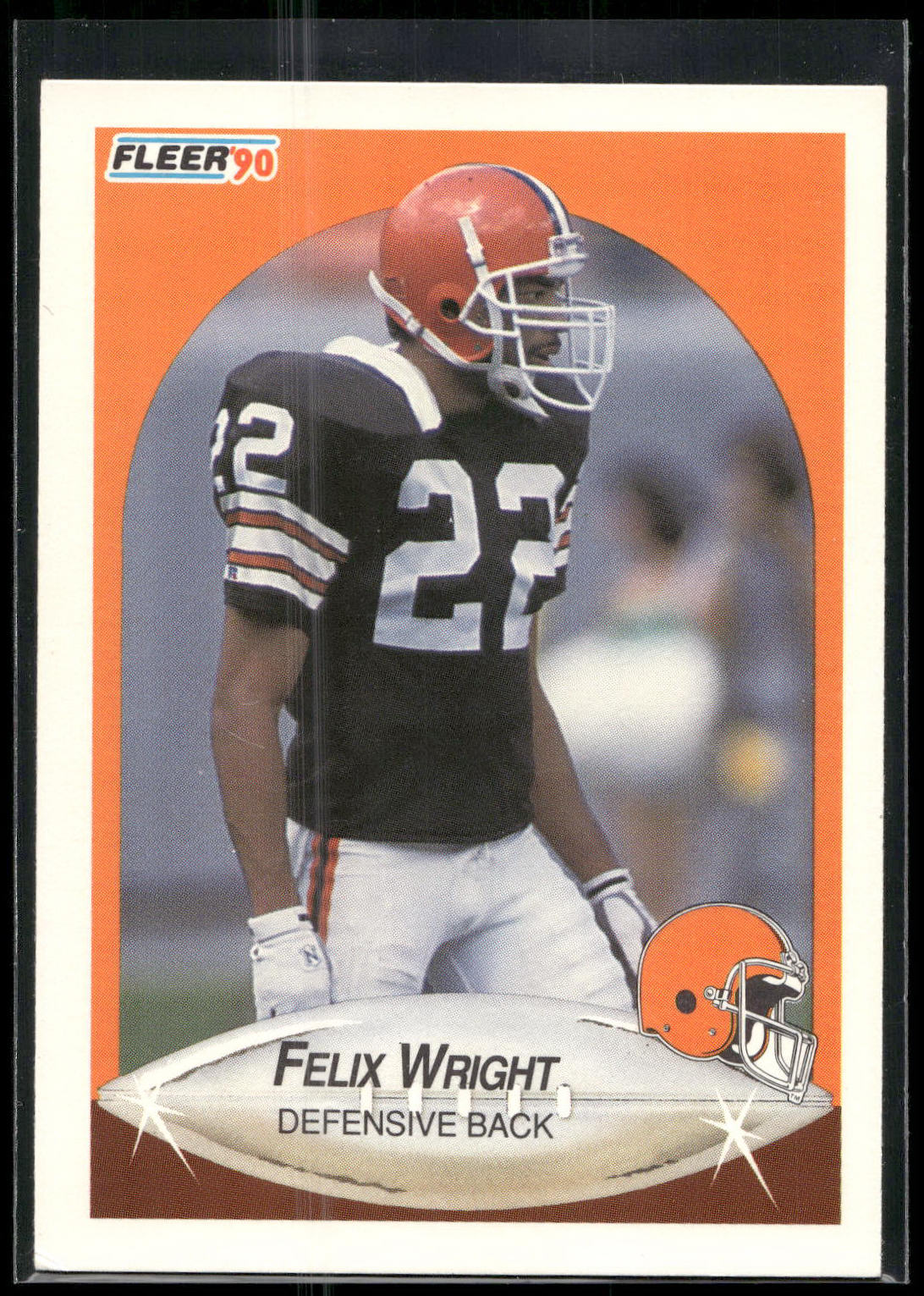 1990 Fleer #60b Felix Wright