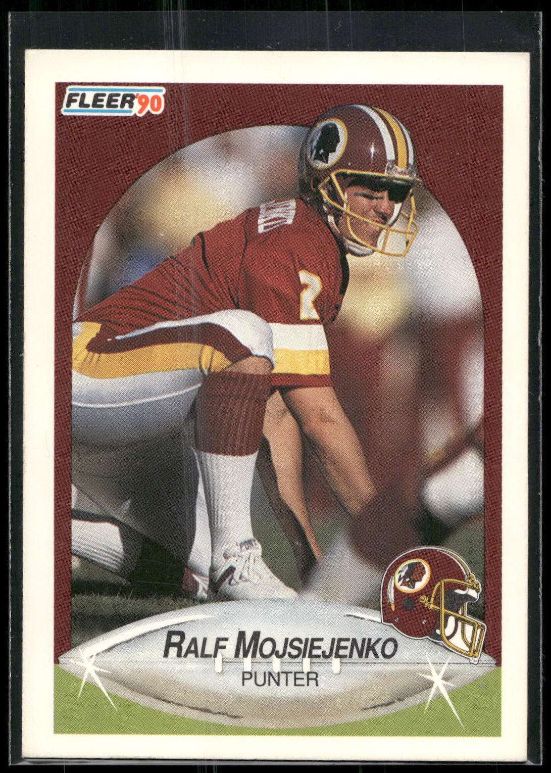 1990 Fleer #163 Ralf Mojsiejenko