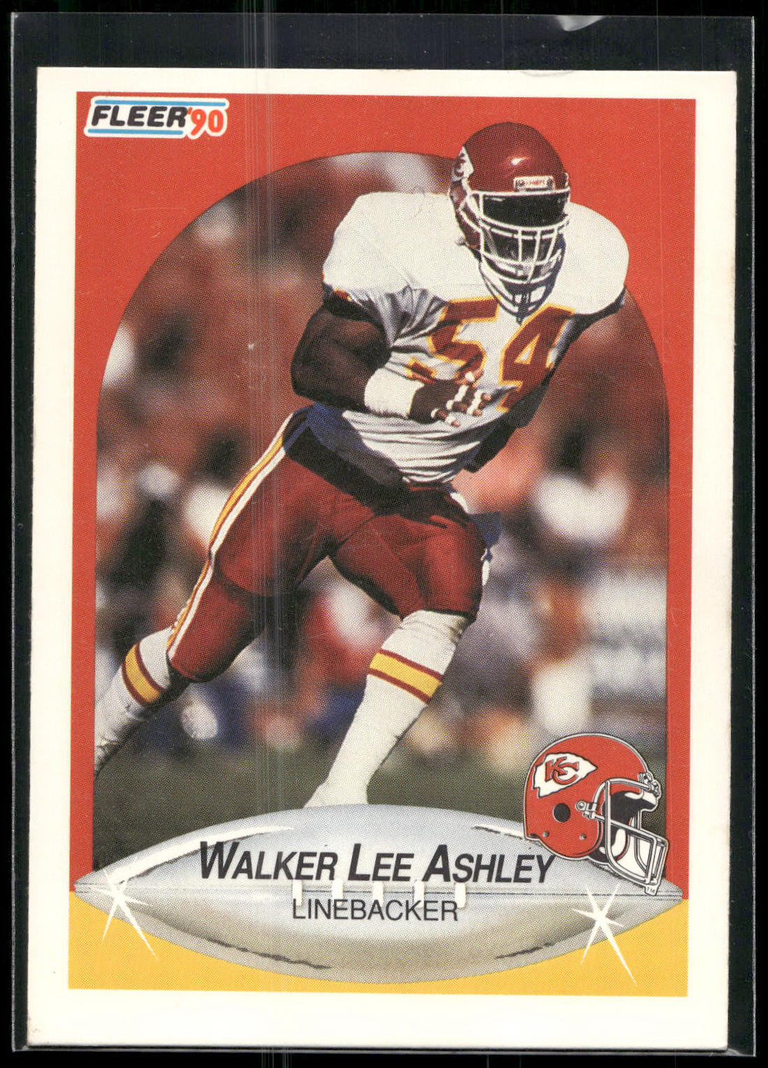 1990 Fleer #198b Walker Lee Ashley