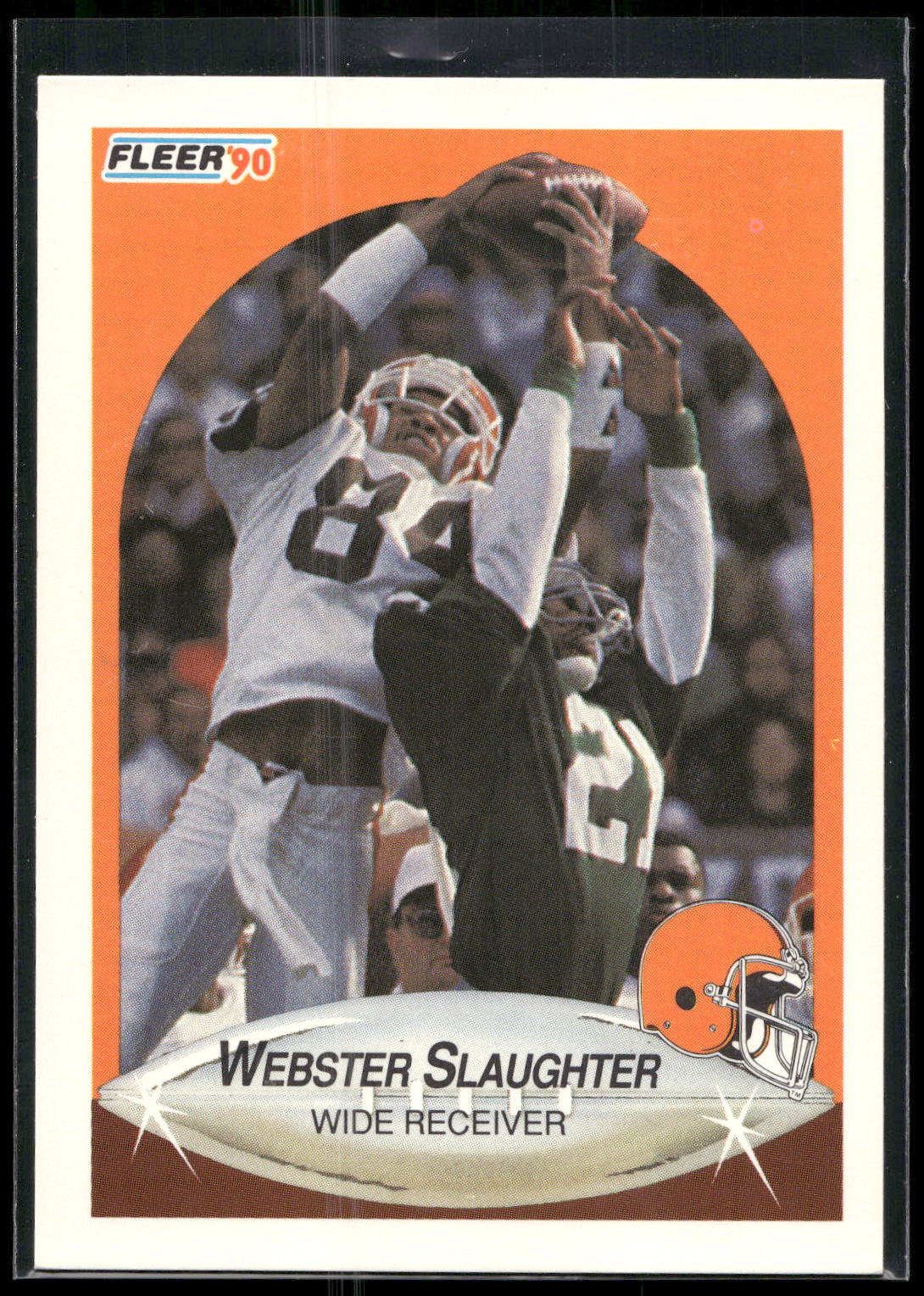 1990 Fleer #58b Webster Slaughter
