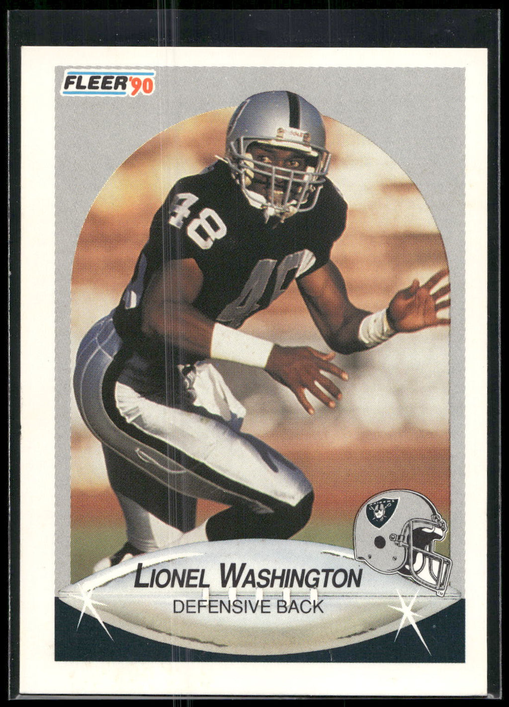 1990 Fleer #262 Lionel Washington
