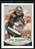 1990 Fleer #262 Lionel Washington