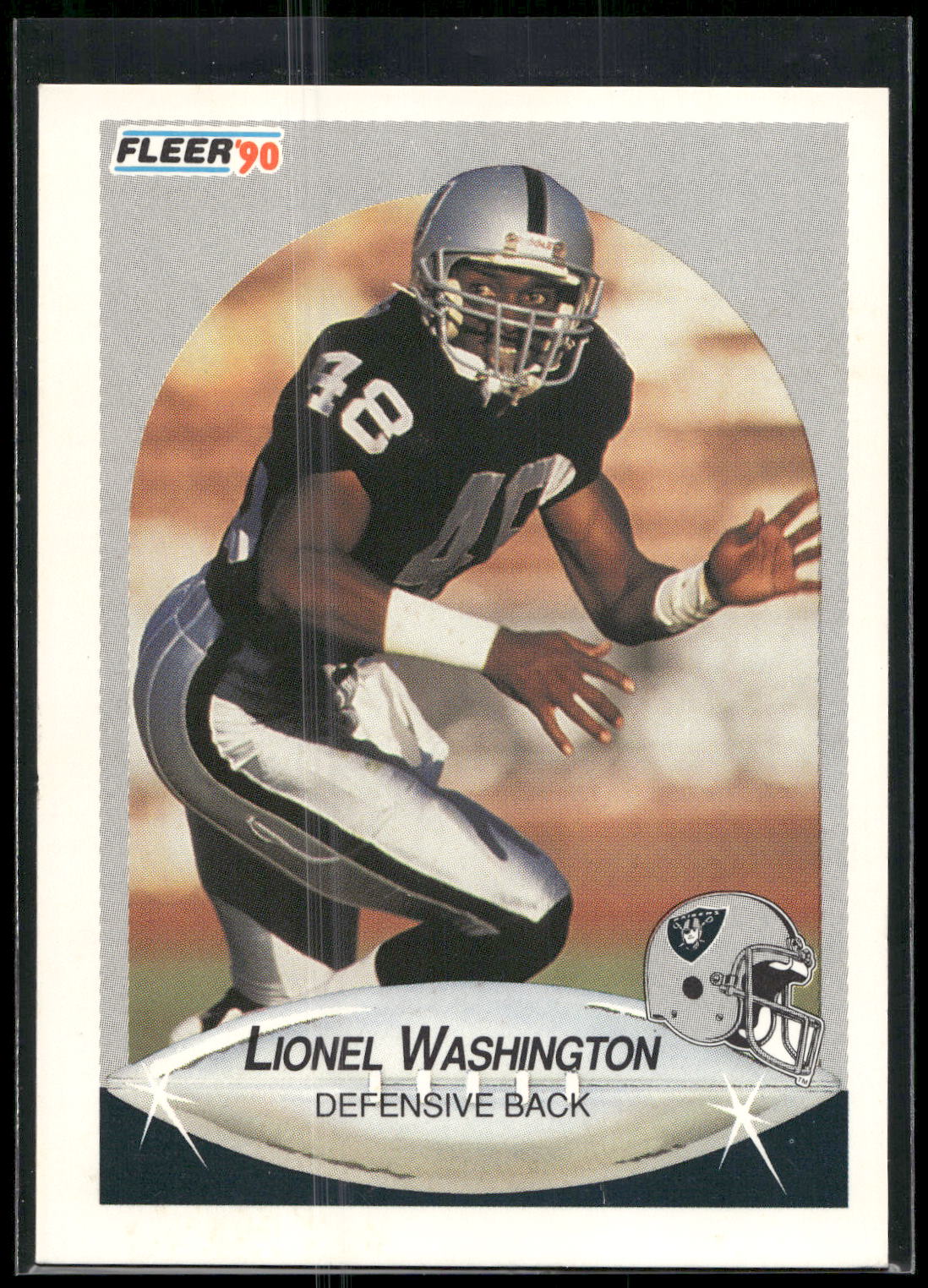 1990 Fleer #262 Lionel Washington