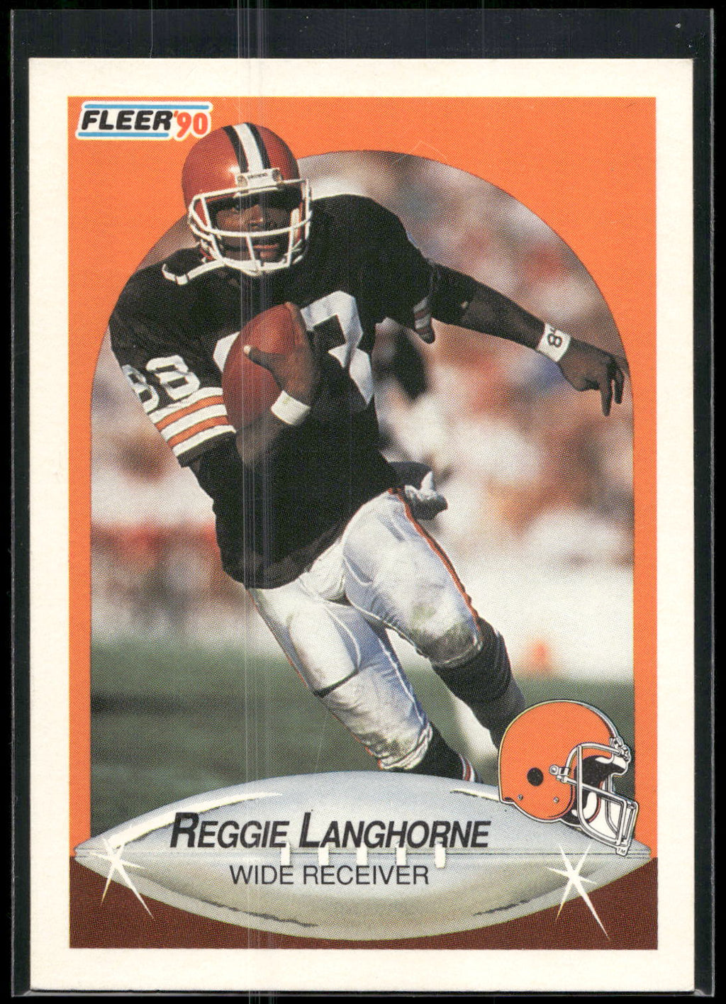 1990 Fleer #52a Reggie Langhorne