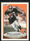 1990 Fleer #52a Reggie Langhorne