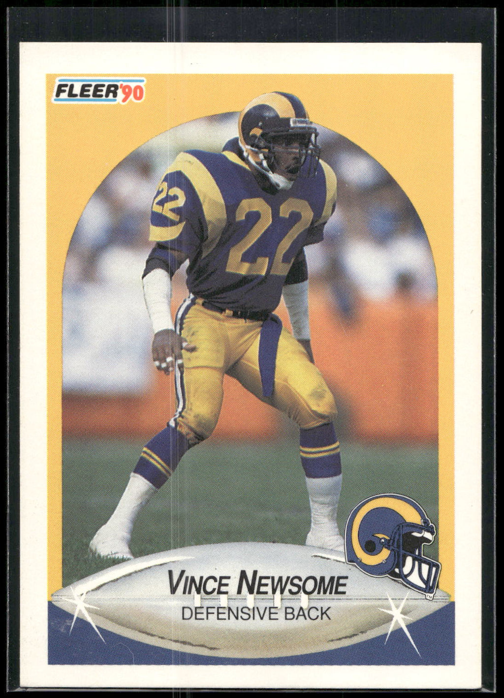 1990 Fleer #44 Vince Newsome