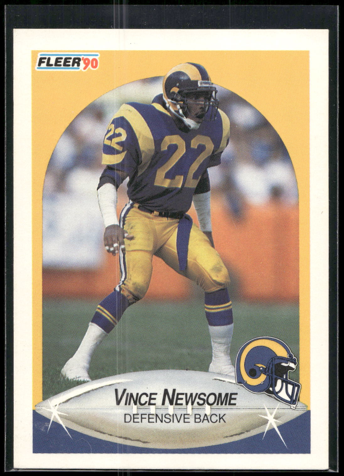 1990 Fleer #44 Vince Newsome
