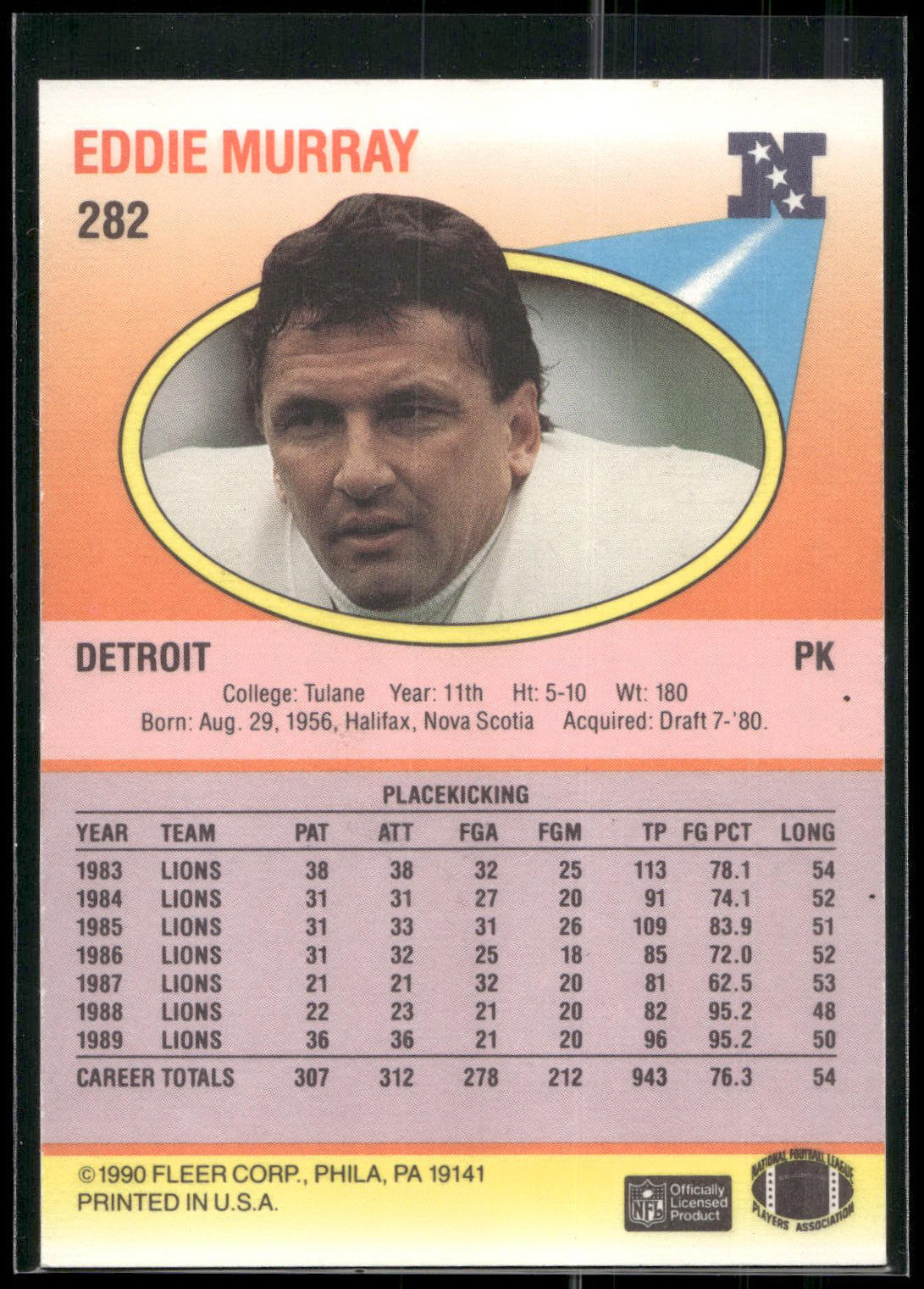 1990 Fleer #282 Eddie Murray