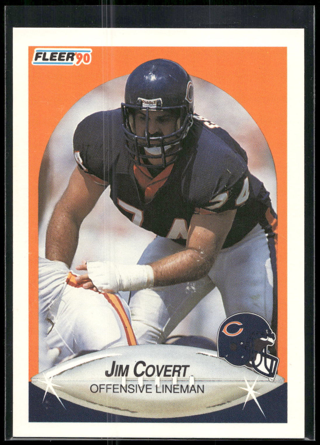 1990 Fleer #290b Jim Covert
