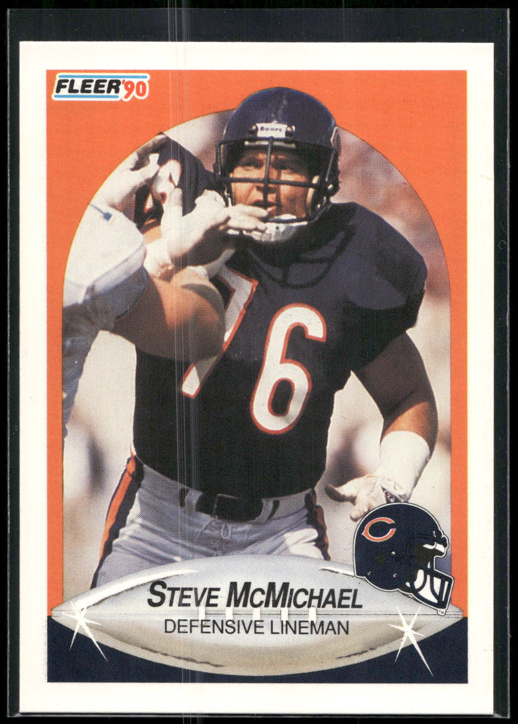 1990 Fleer #296 Steve McMichael