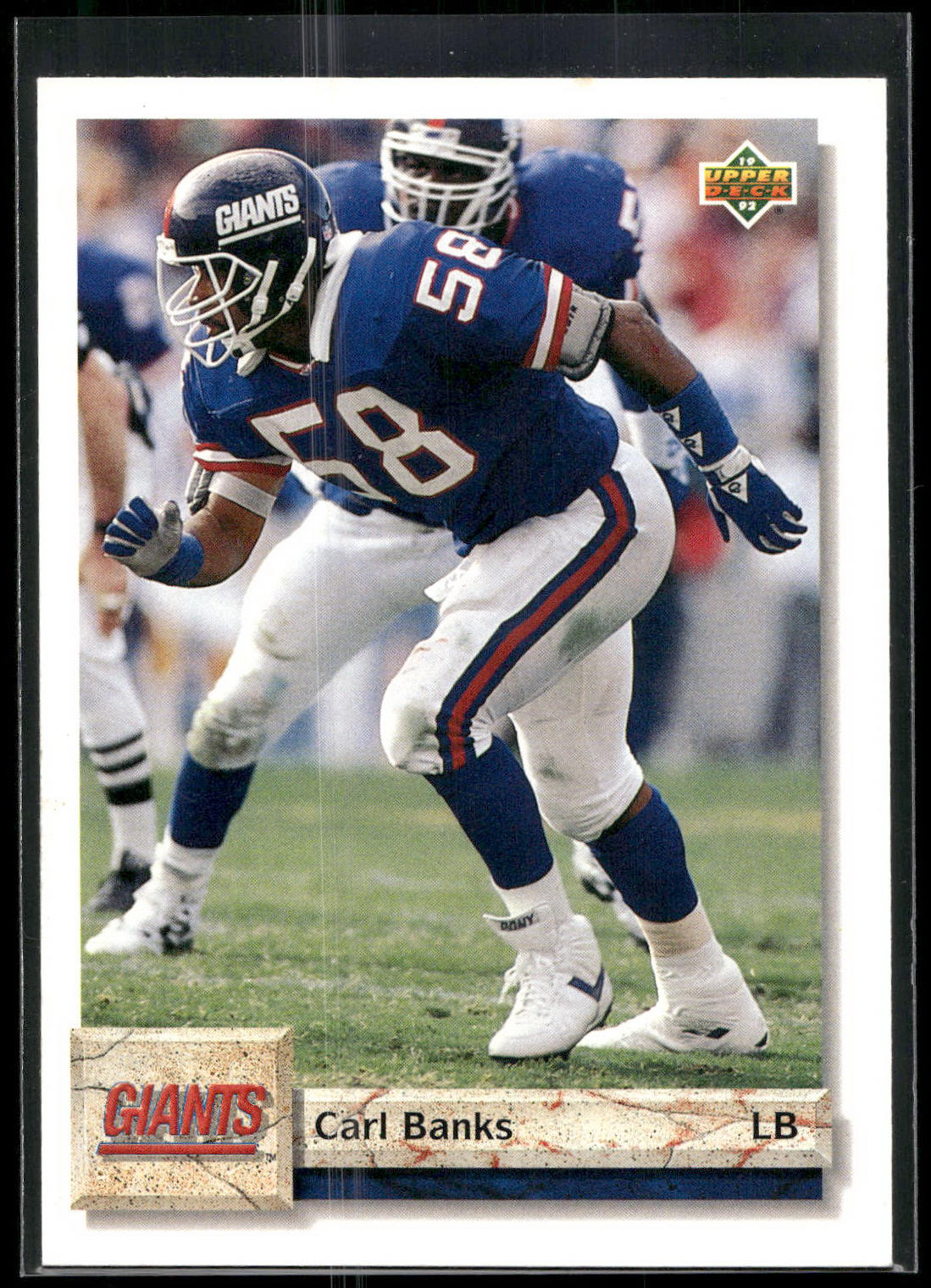 1992 Upper Deck #589 Carl Banks