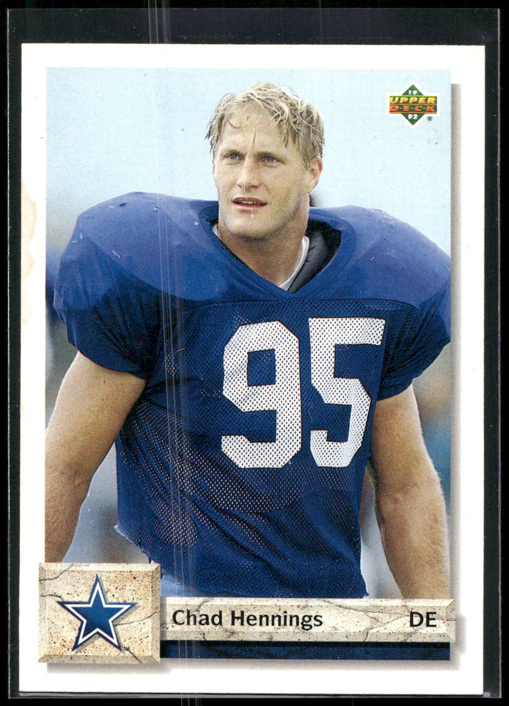 1992 Upper Deck #524 Chad Hennings