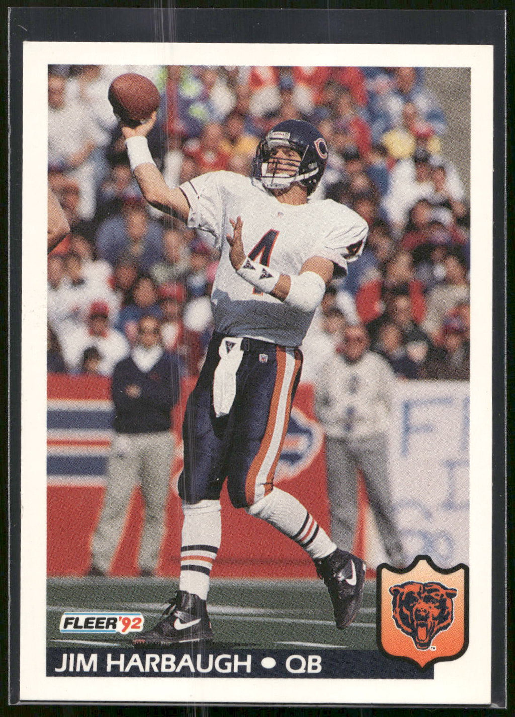 1992 Fleer #40 Jim Harbaugh