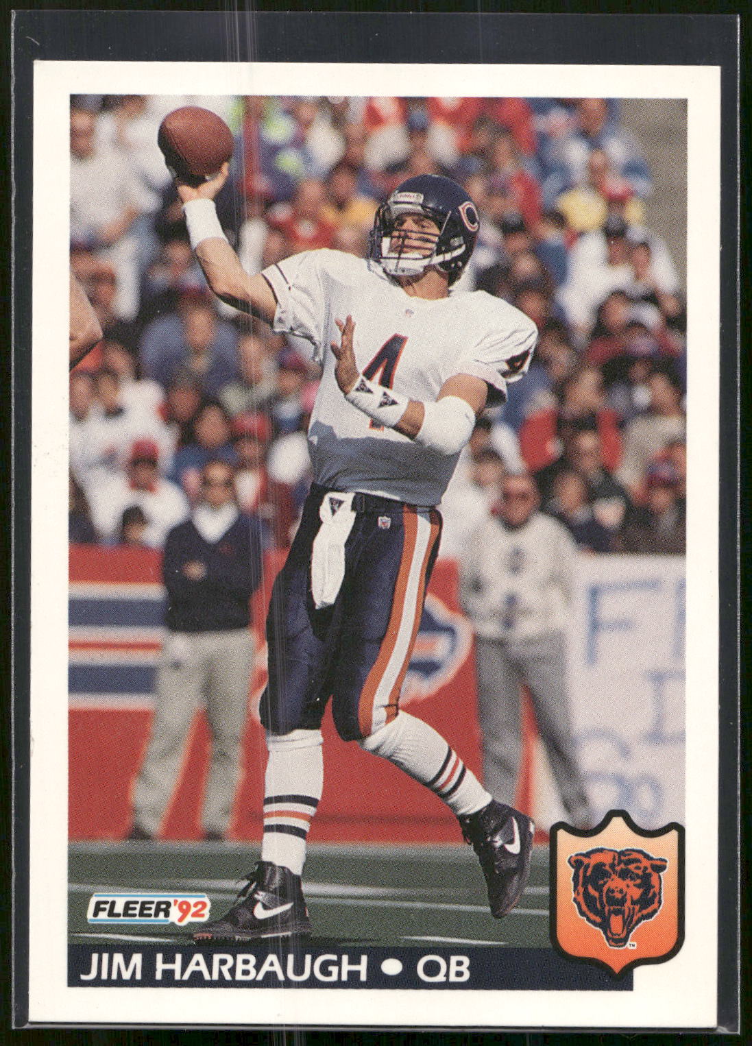 1992 Fleer #40 Jim Harbaugh