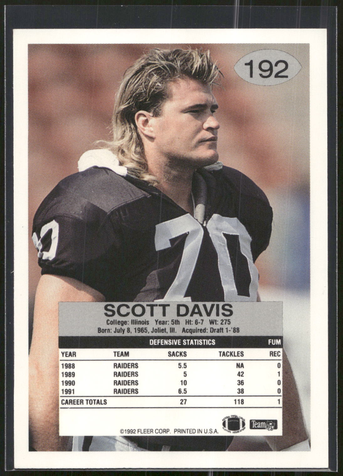 1992 Fleer #192 Scott Davis