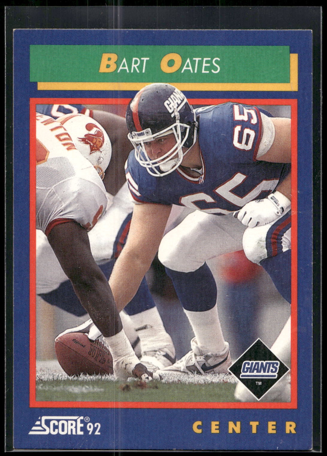 1992 Score #22 Bart Oates