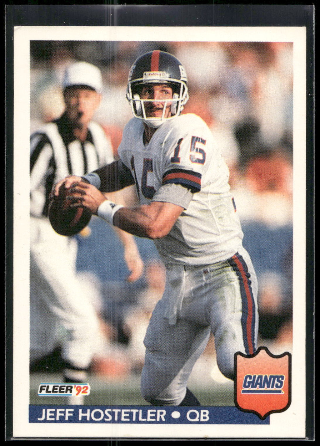 1992 Fleer #293 Jeff Hostetler