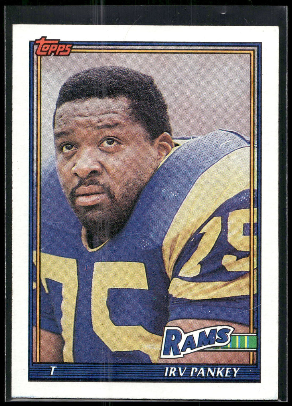 1991 Topps #534 Irv Pankey