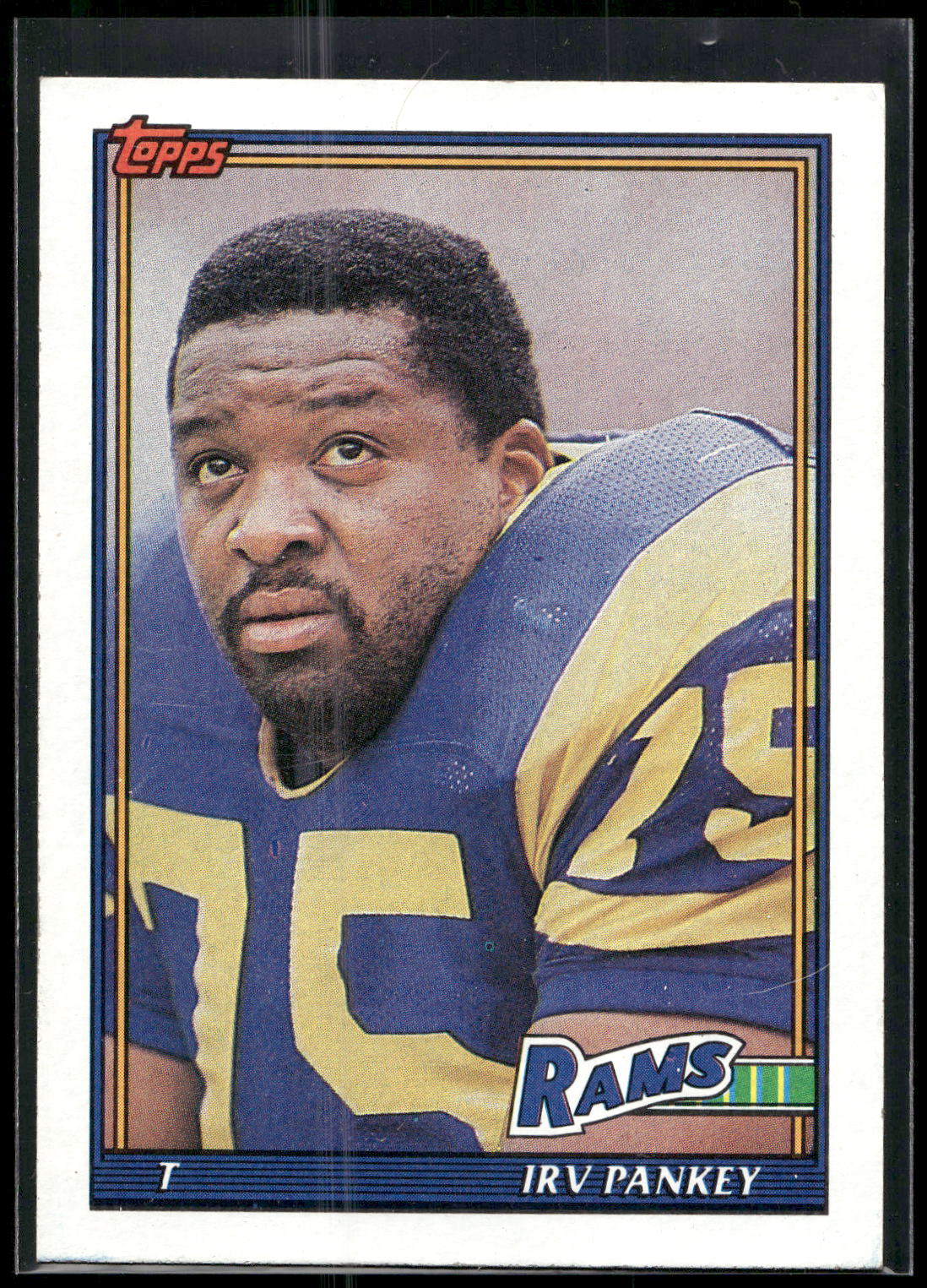 1991 Topps #534 Irv Pankey