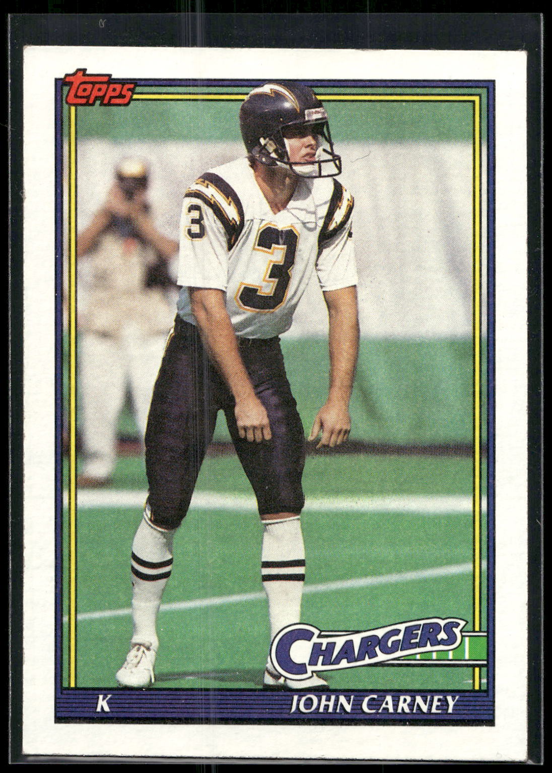 1991 Topps #431 John Carney