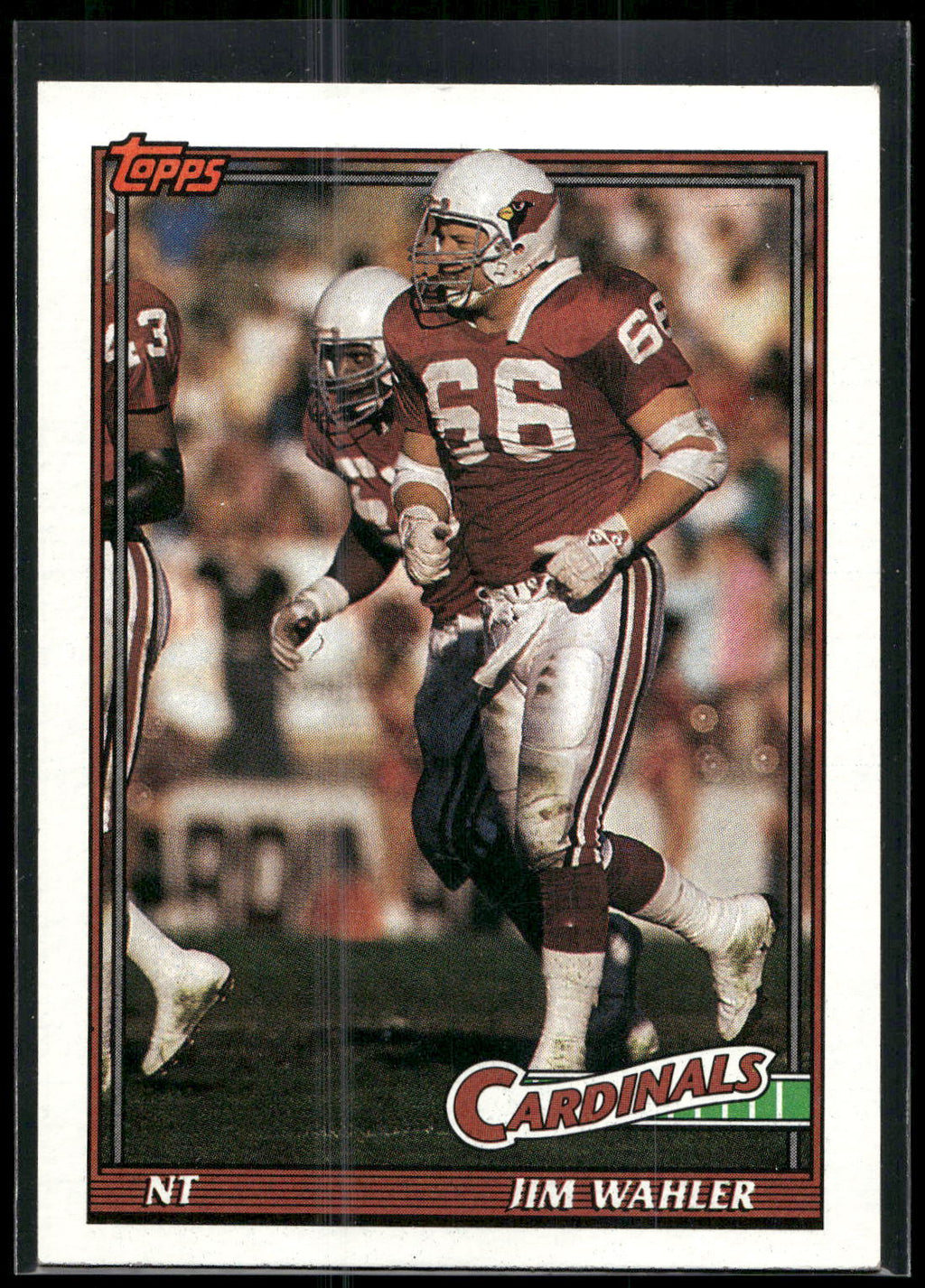 1991 Topps #516 Jim Wahler