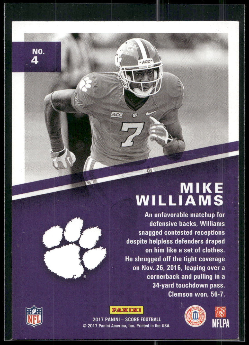 2017 Score #4 Mike Williams Hype