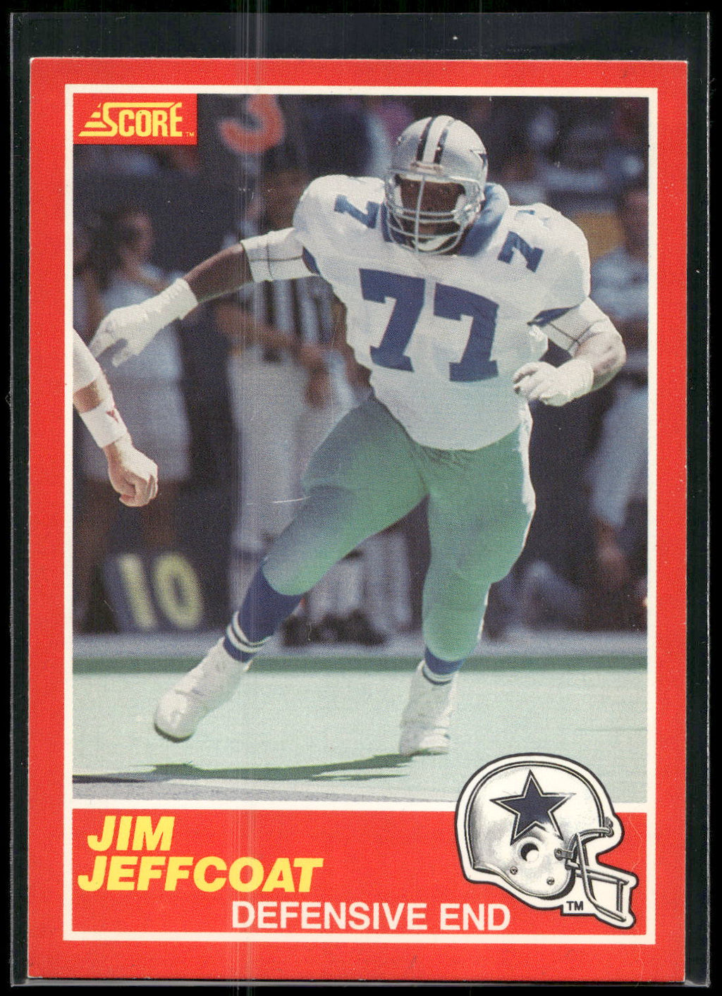 1989 Score #143 Jim Jeffcoat