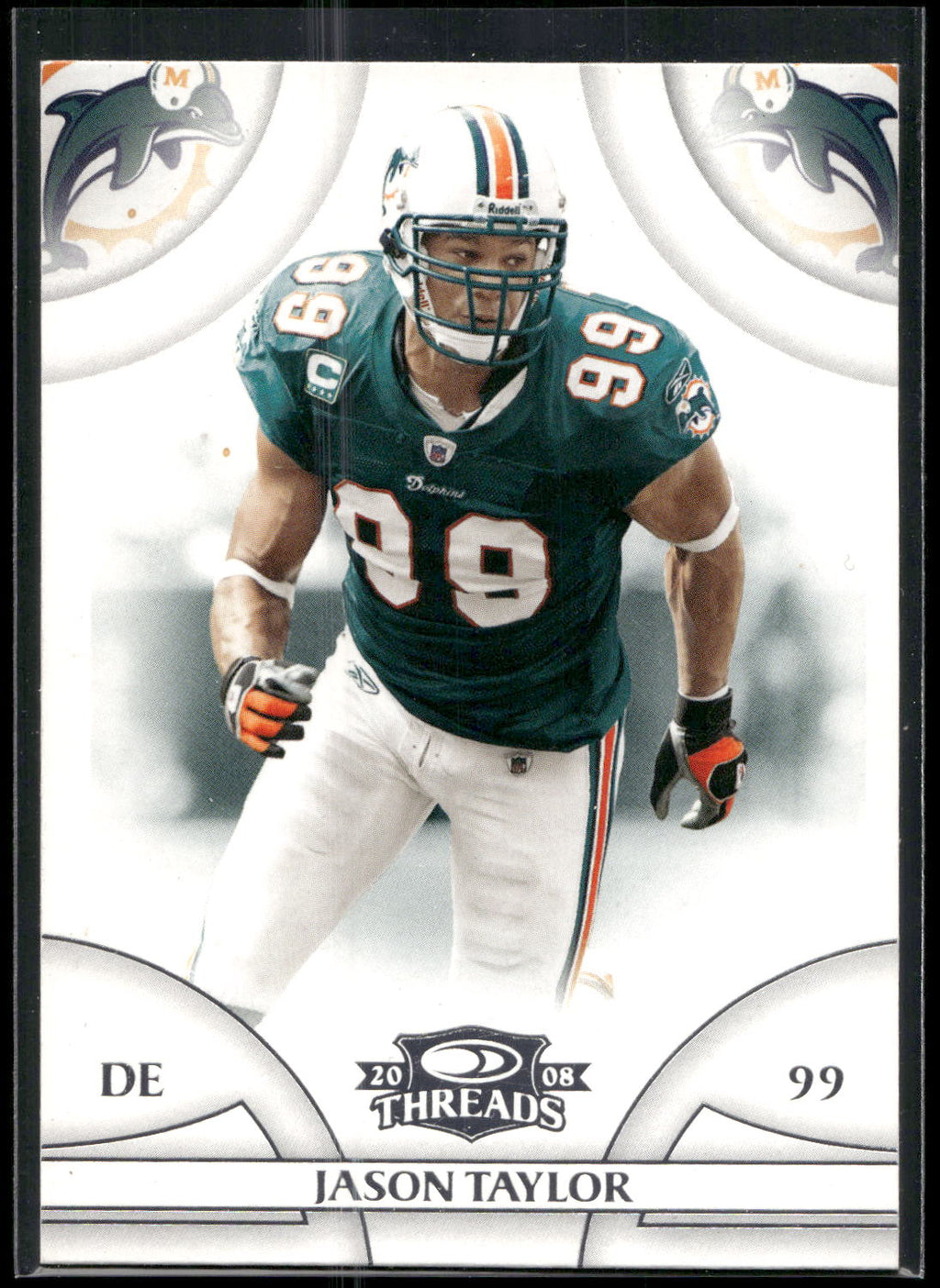 2008 Donruss Threads #22 Jason Taylor