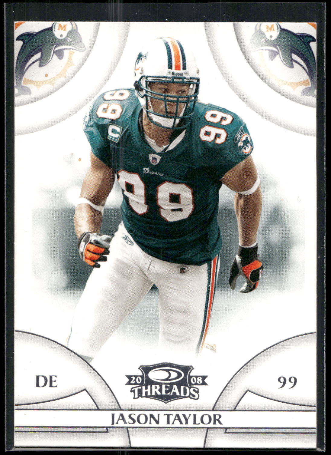 2008 Donruss Threads #22 Jason Taylor