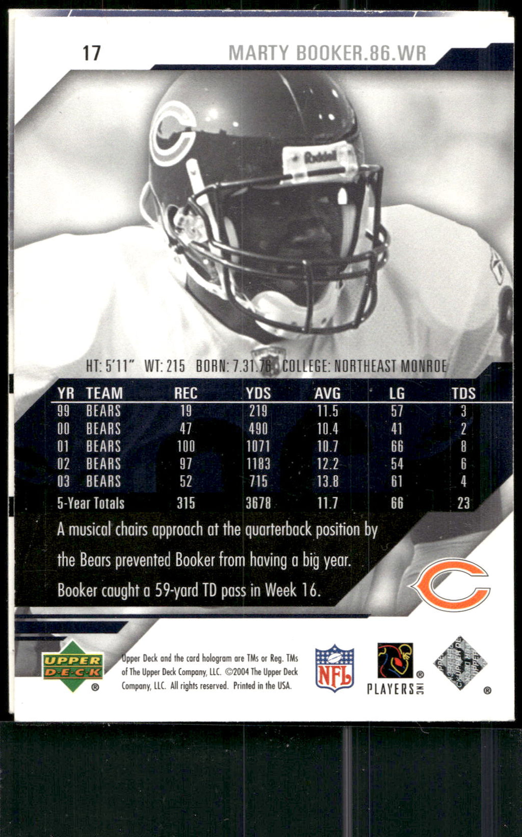 2004 SP Authentic #36 Andre Johnson