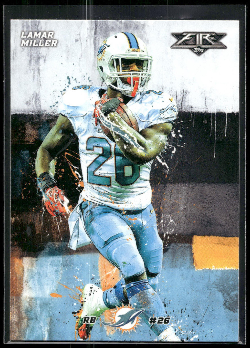 2015 Topps Fire #67 Lamar Miller