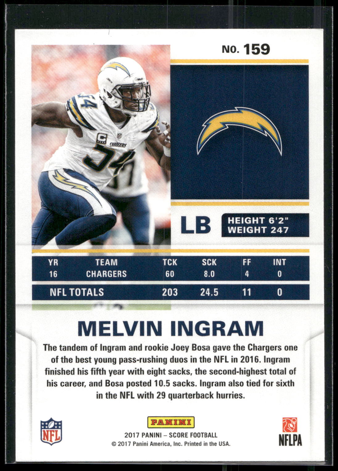 2017 Score #159 Melvin Ingram