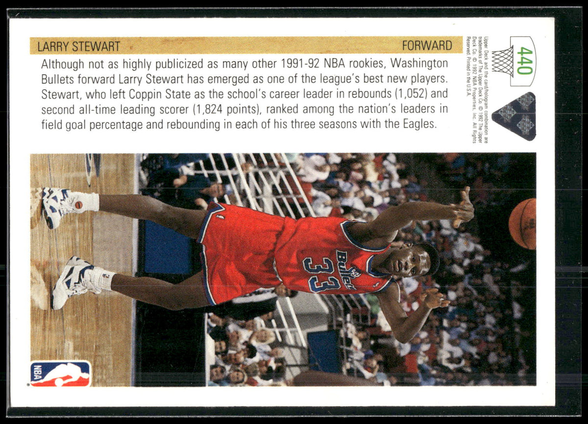 1991-92 Upper Deck #440 Larry Stewart
