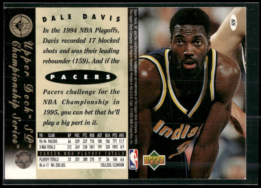 1994-95 SP Championship #68 Dale Davis