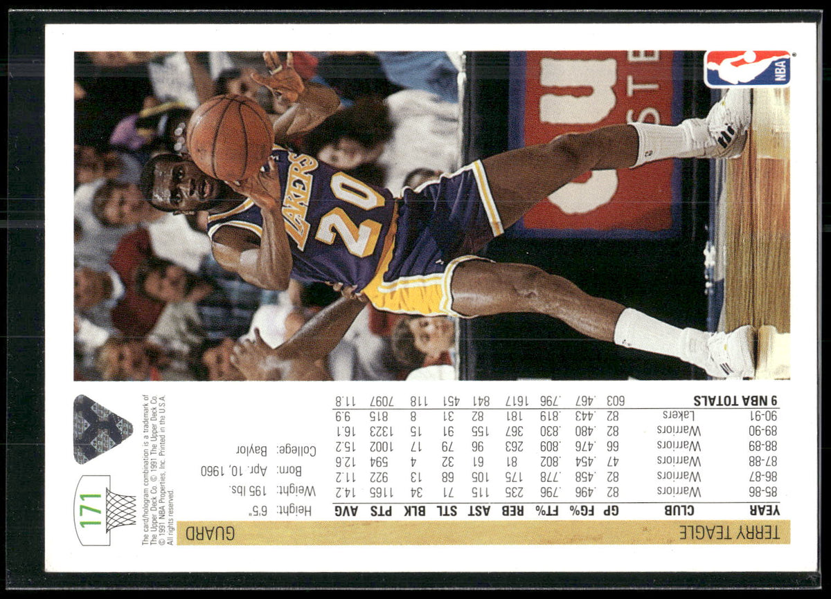 1991-92 Upper Deck #171 Terry Teagle