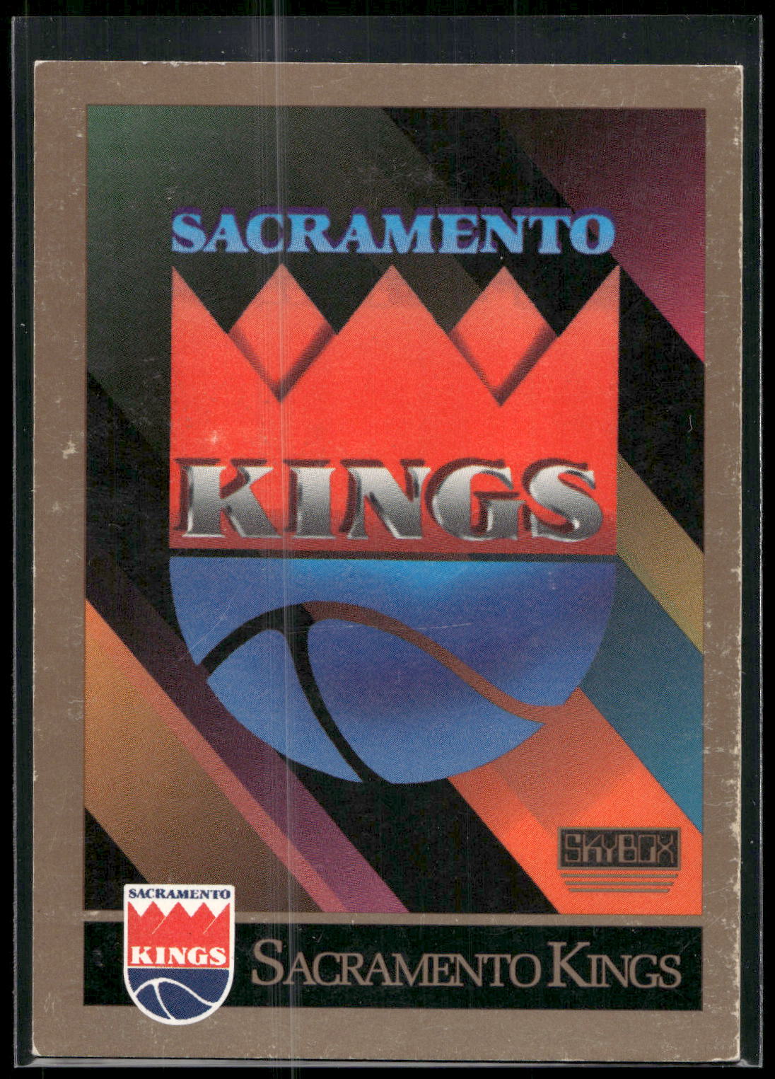 1990-91 SkyBox #350 Sacramento Kings Logo/Checklist