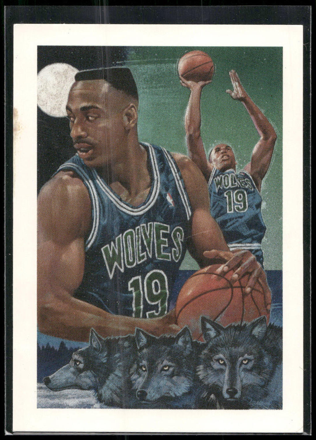 1991-92 Hoops #518 Tony Campbell