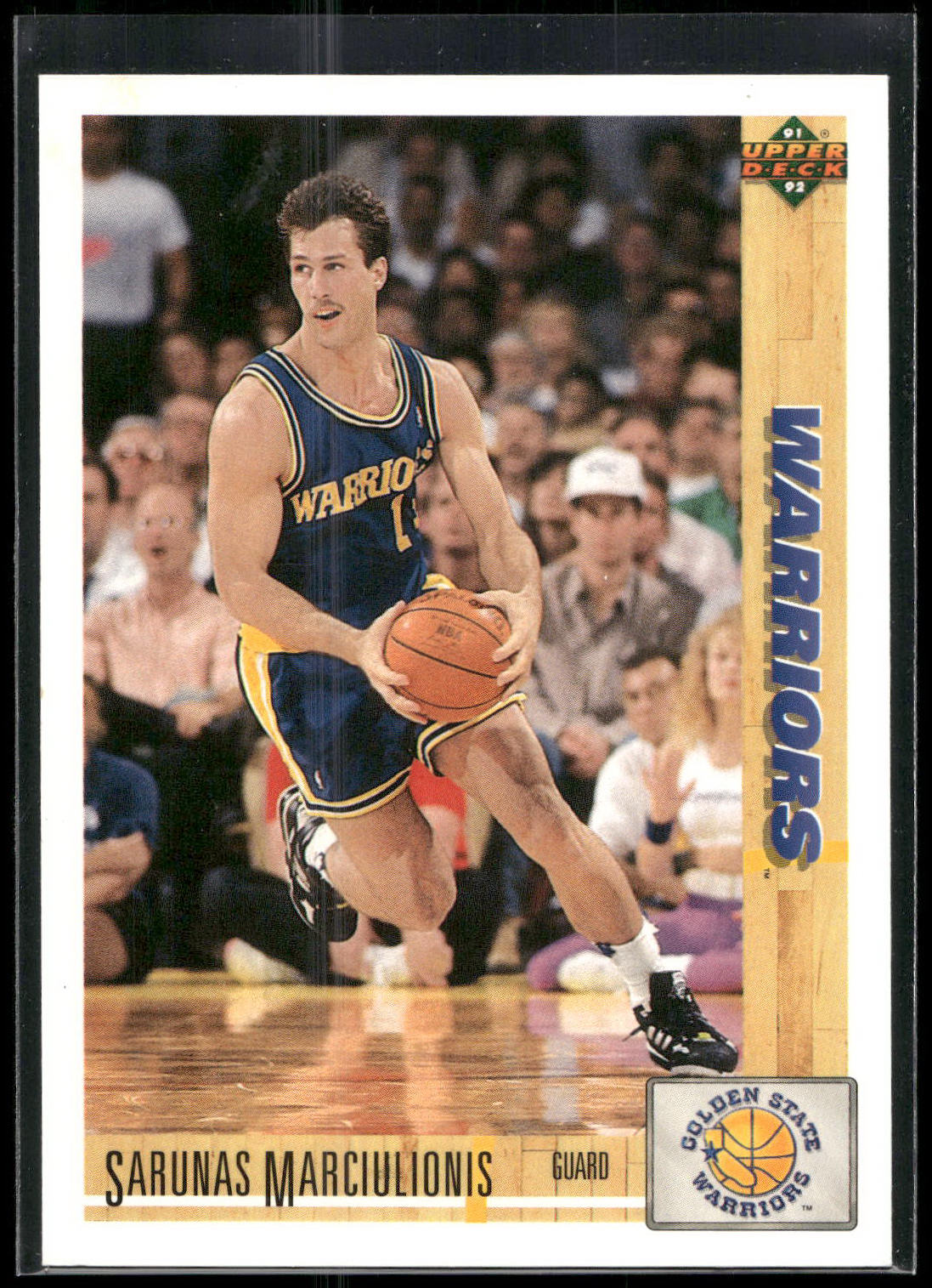 1991-92 Upper Deck #354b Sarunas Marciulionis