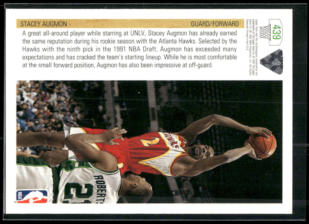 1991-92 Upper Deck #439 Stacey Augmon