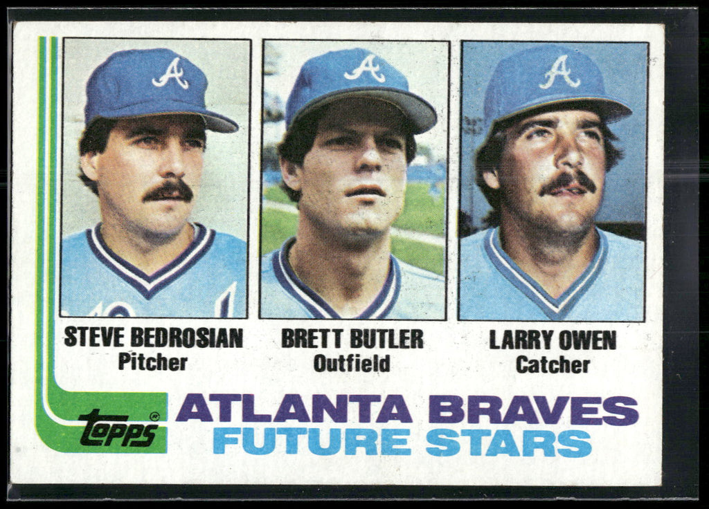 1982 Topps #502 (Steve Bedrosian / Brett Butler / Larry Owen)