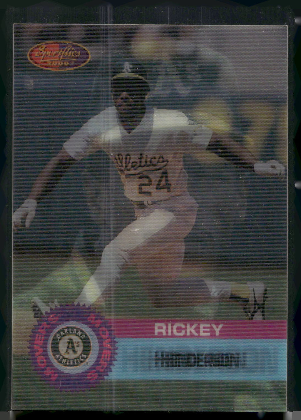 1994 Sportflics 2000 #MM8 Rickey Henderson Movers